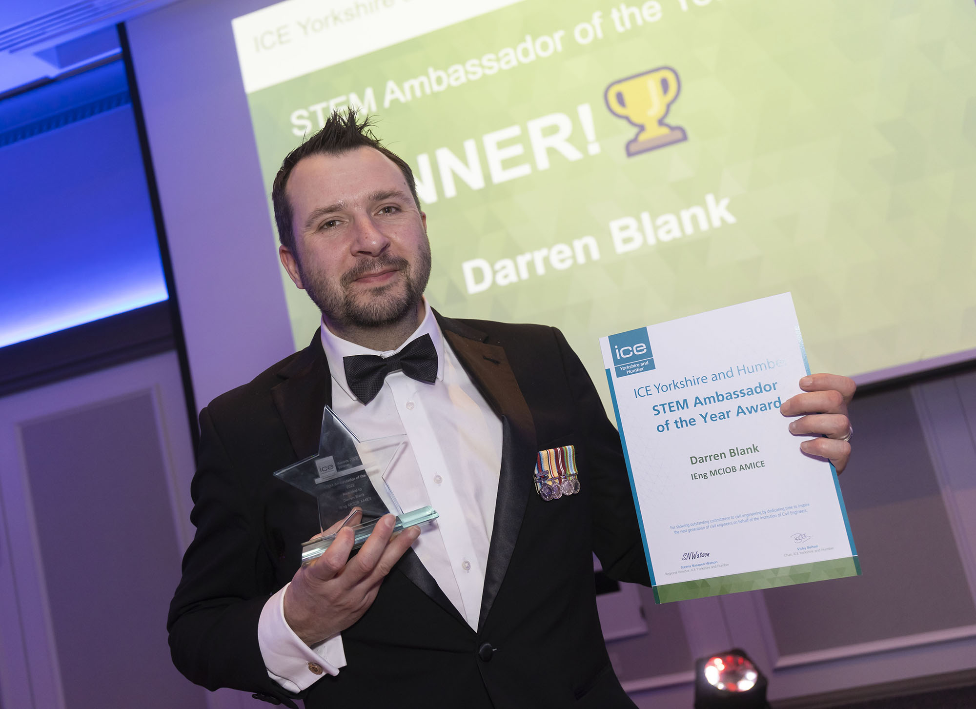 Darren ‘humbled’ by STEM Ambassador award