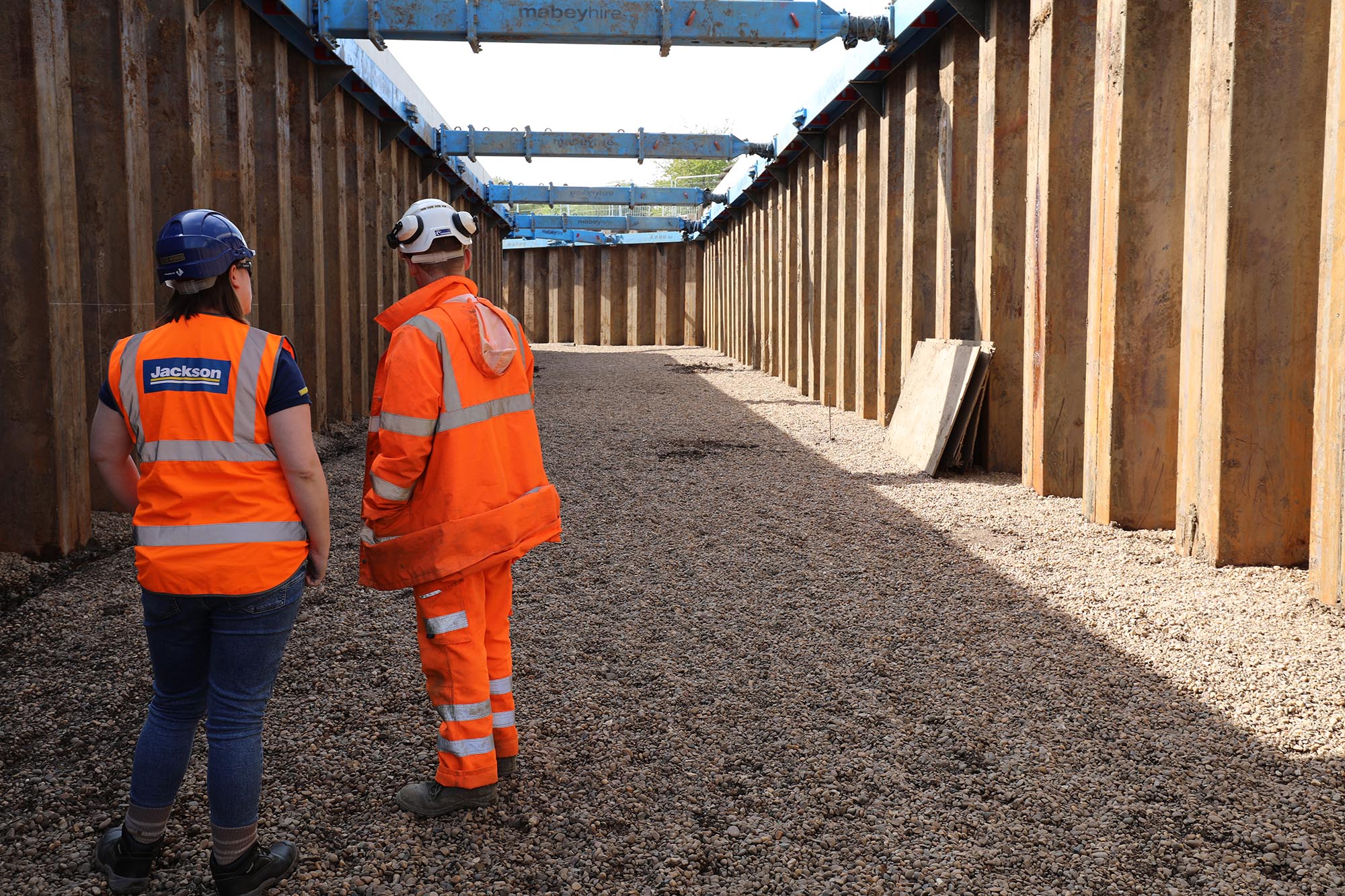 Views of the fish channel excavation underway at Colwick (2)