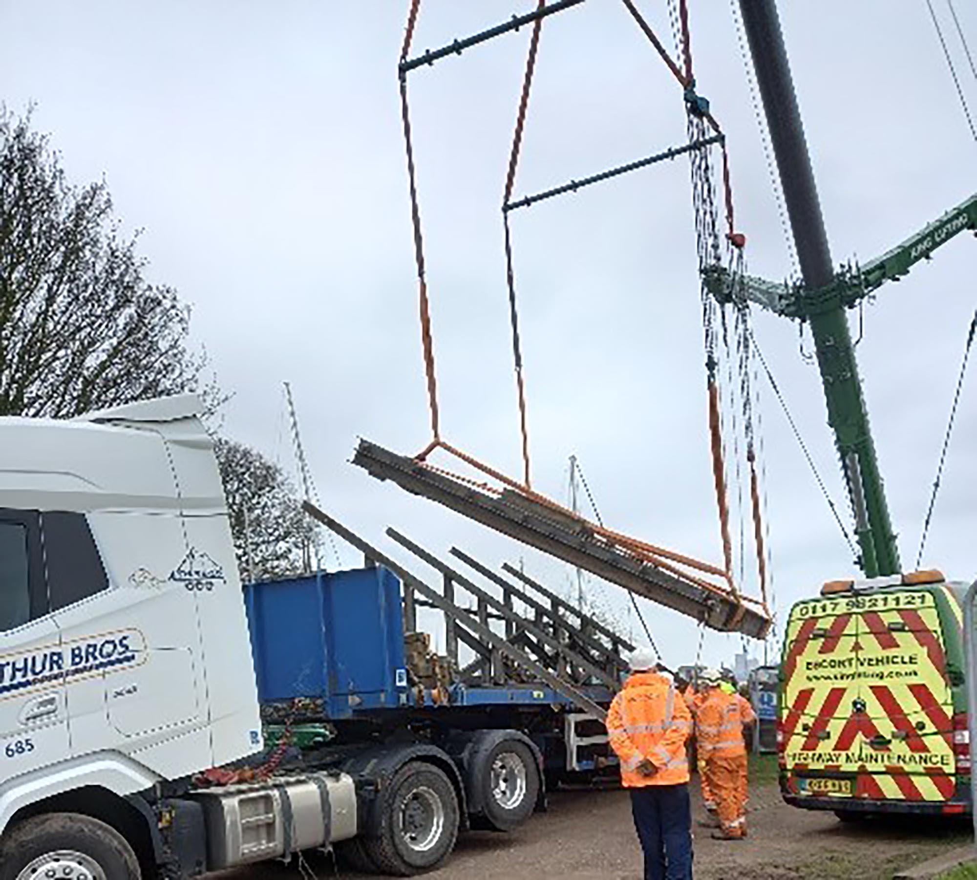 Craned onto lorry - 2